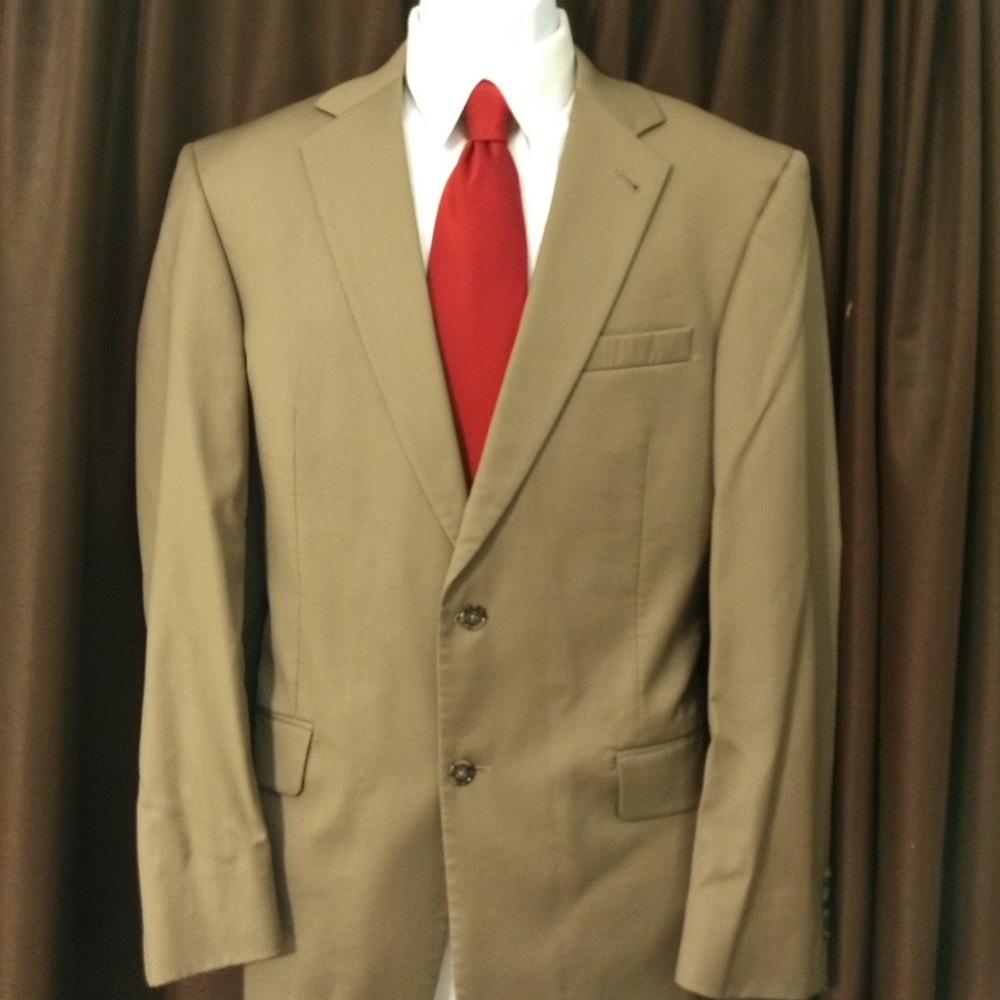 41 long JOS a Bank British tan suit